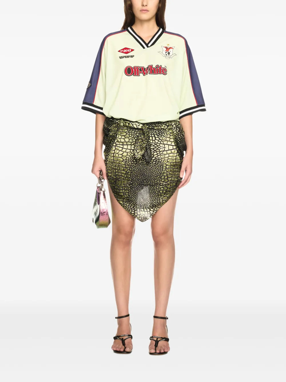 Croco Bandana Skirt