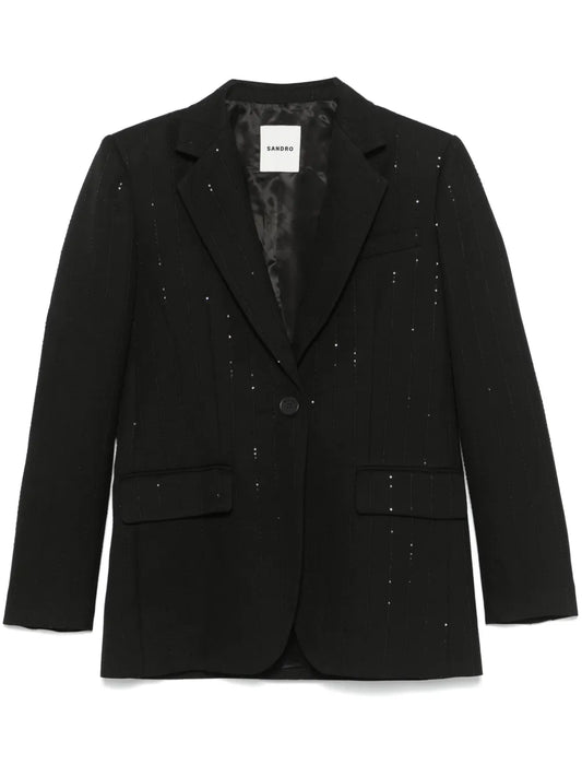 Sequin-Embellished Blazer