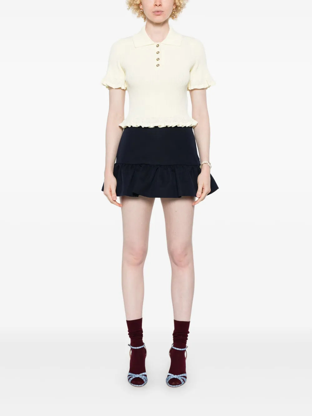 Flounced Sweater