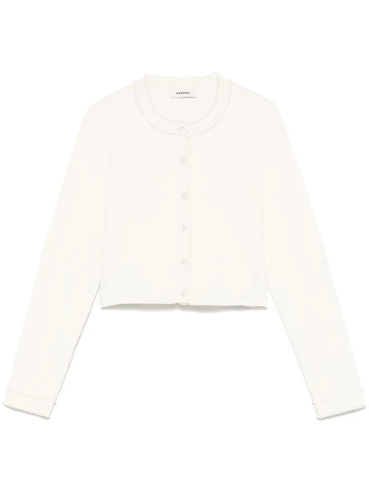 Pearl-Detail Cardigan