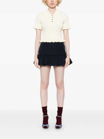 Ruffle-Detail Skorts