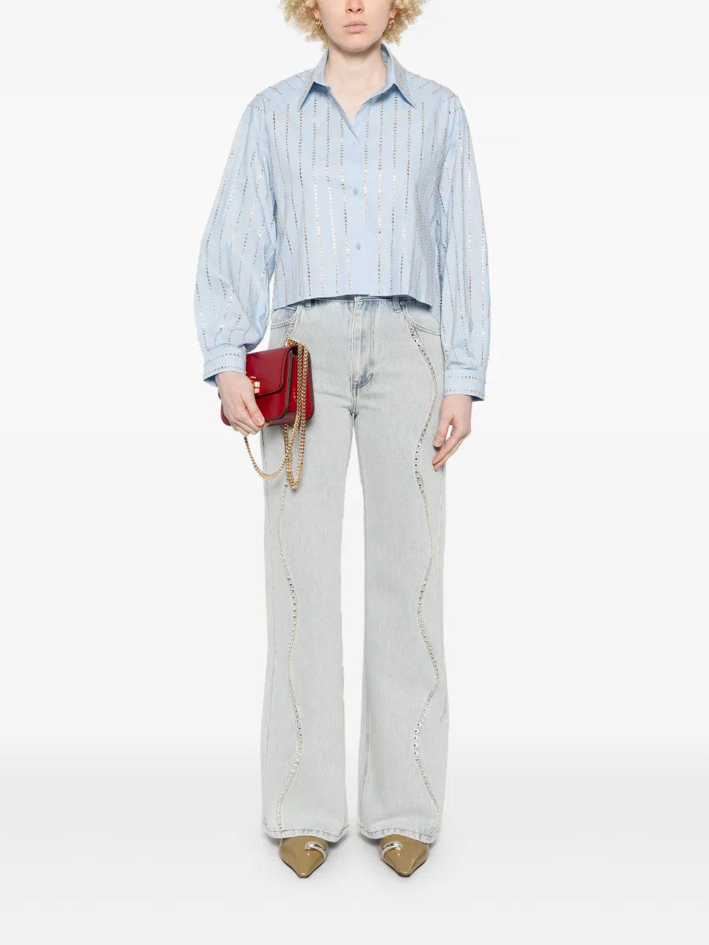 Crystal-Embellished Shirt