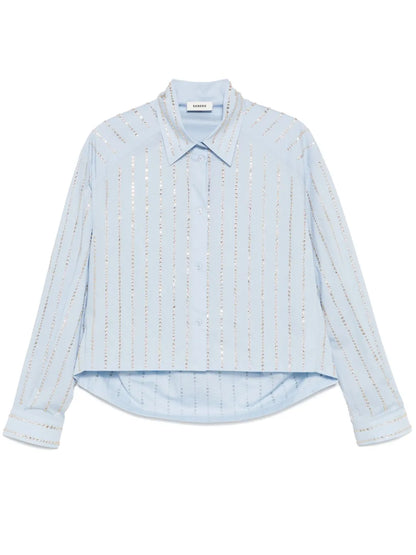 Crystal-Embellished Shirt