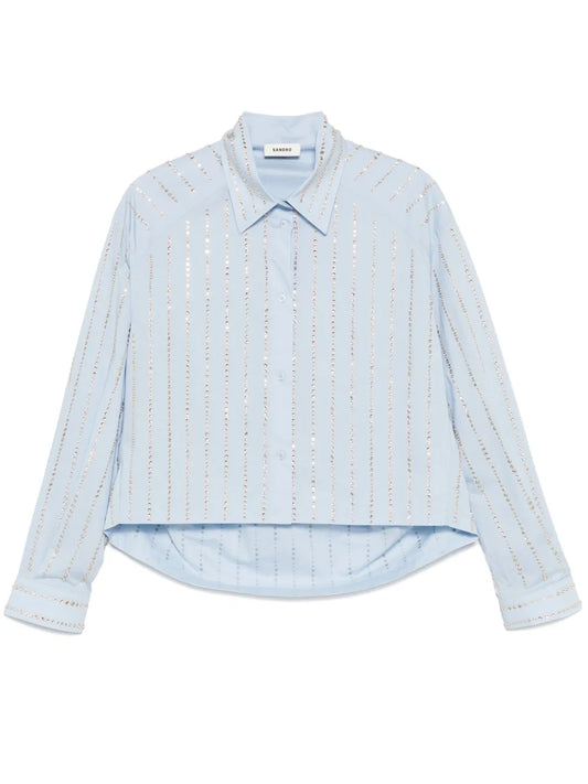 Crystal-Embellished Shirt