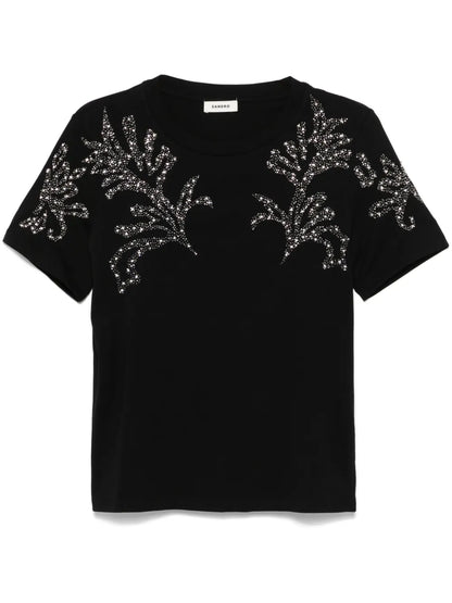 Bead-Embellished T-Shirt