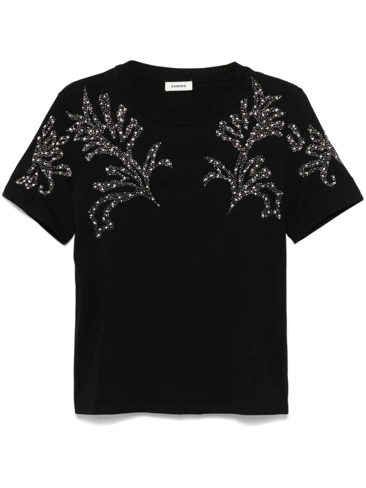 Bead-Embellished T-Shirt