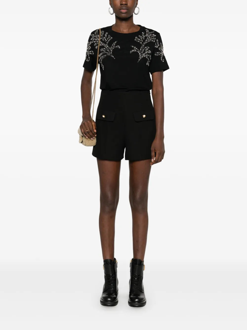 Bead-Embellished T-Shirt