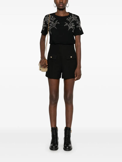 Bead-Embellished T-Shirt