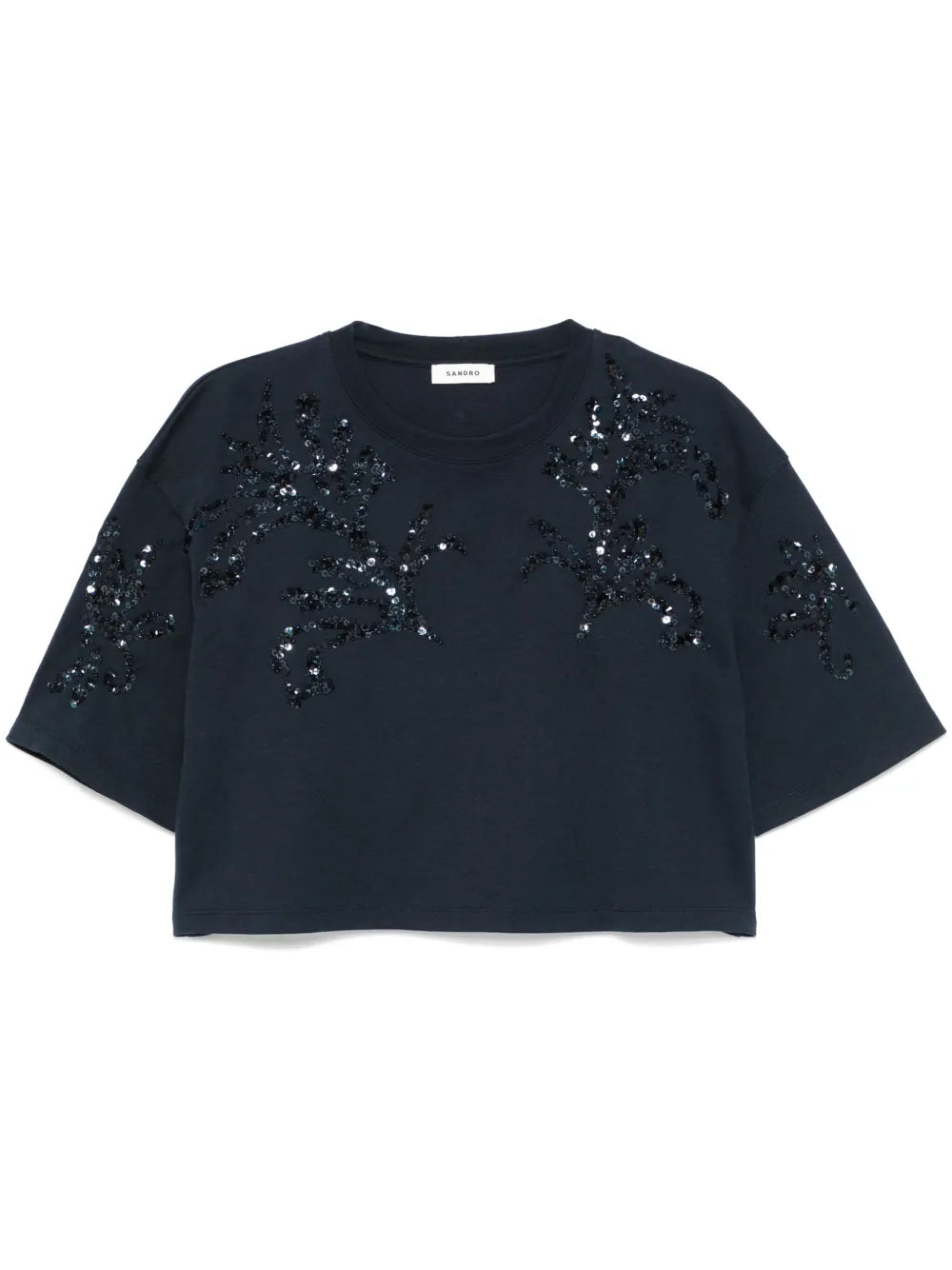 Rhinestone-Embellished T-Shirt