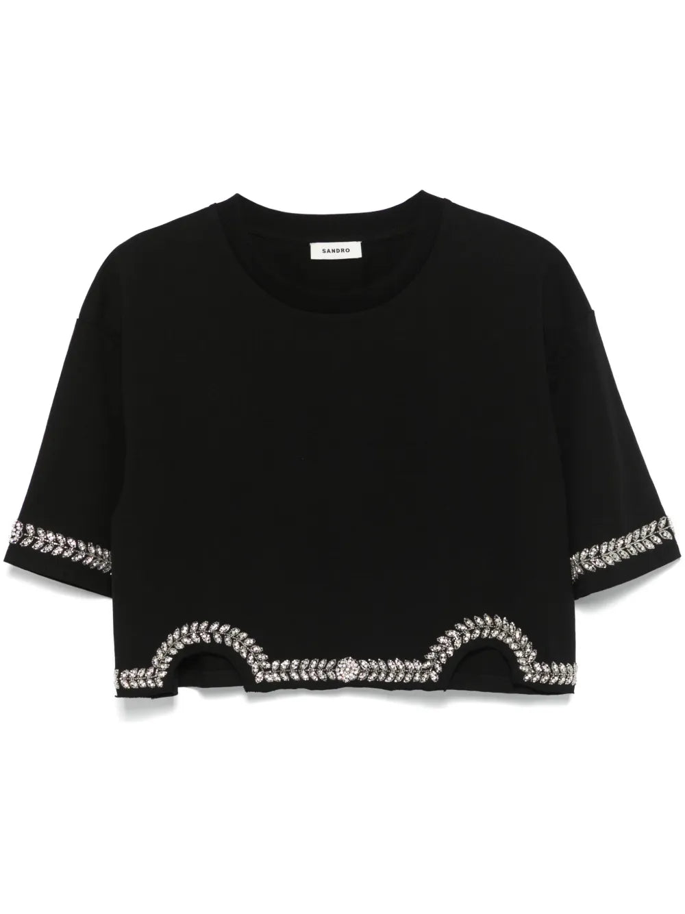 Crystal-Embellished T-Shirt