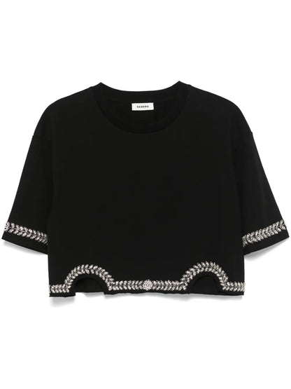 Crystal-Embellished T-Shirt