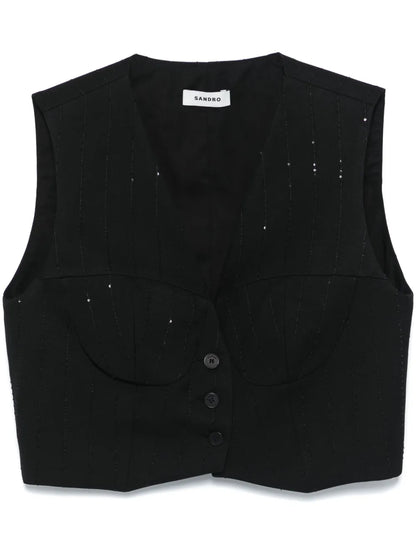 Sequined Vest