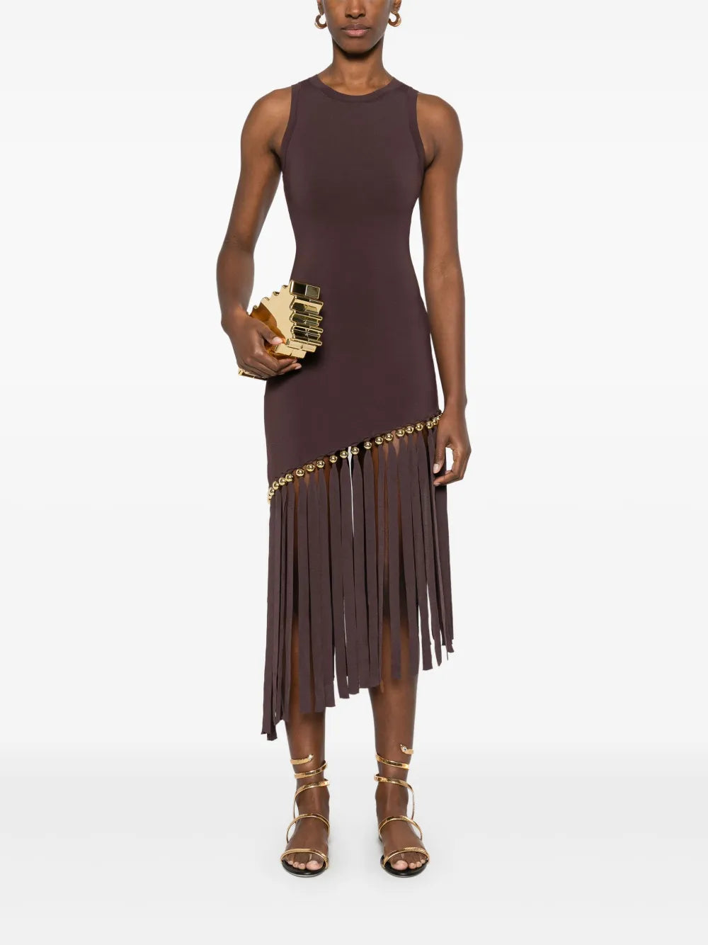 Fringed Maxi Dress