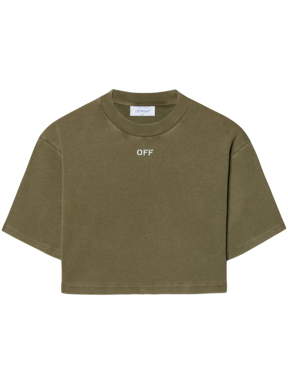 Logo-Embroidered Ribbed T-Shirt
