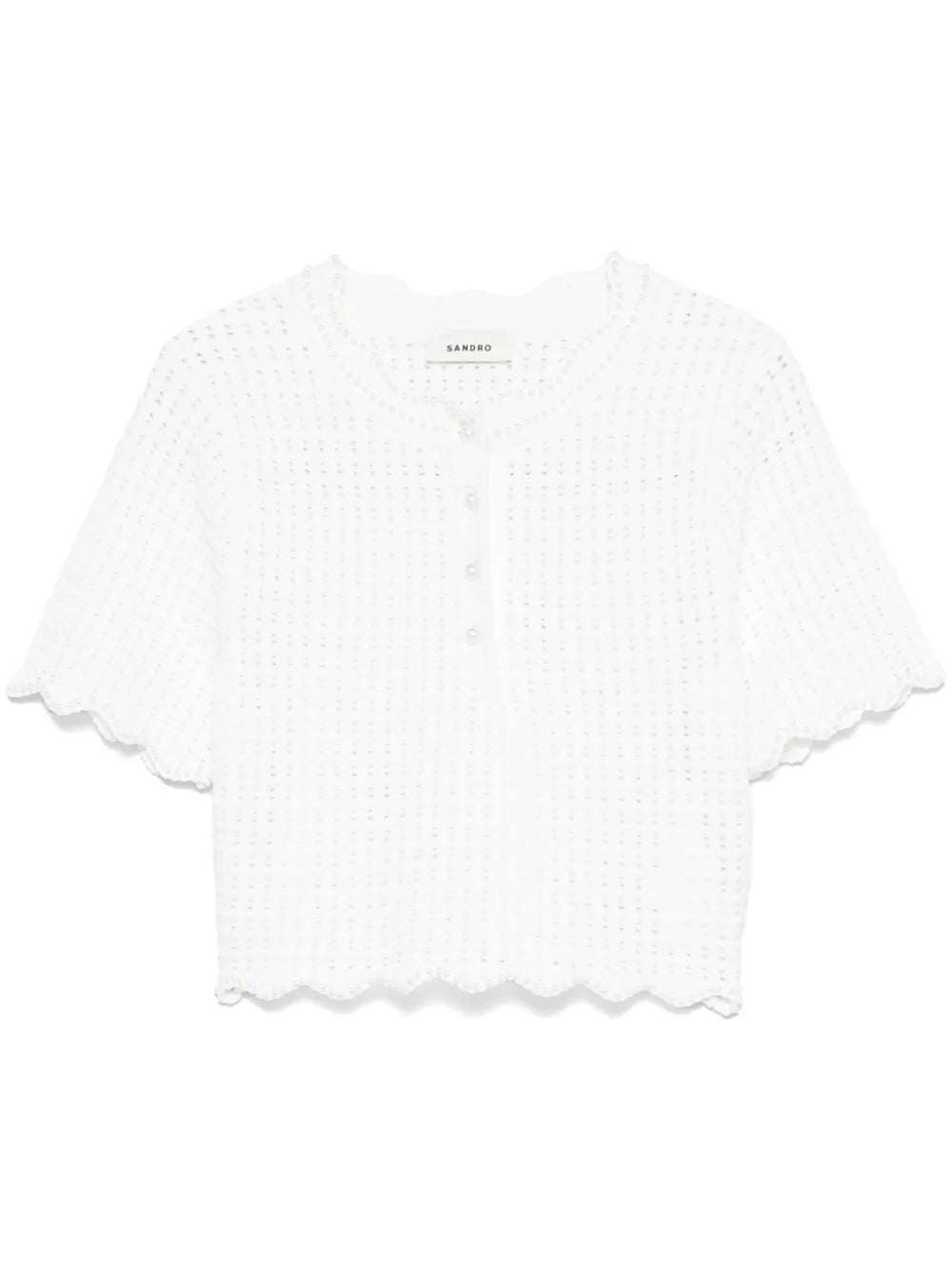 Faux-Pearl Top