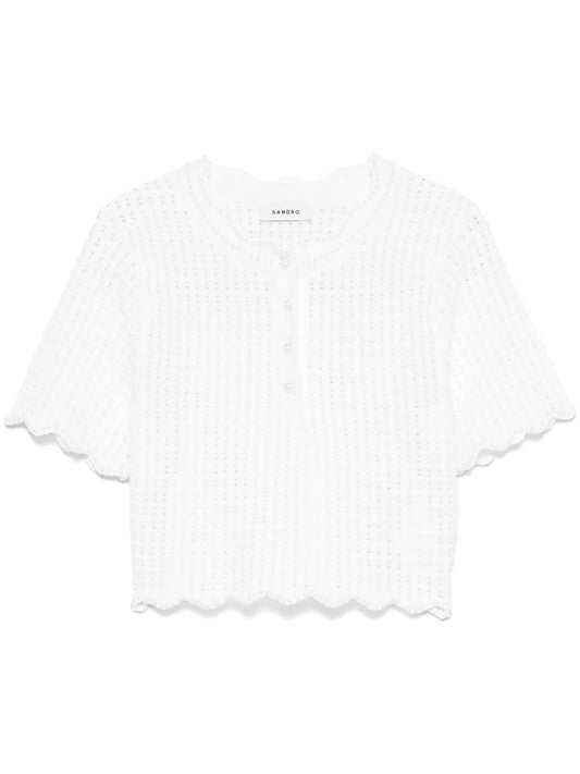 Faux-Pearl Top