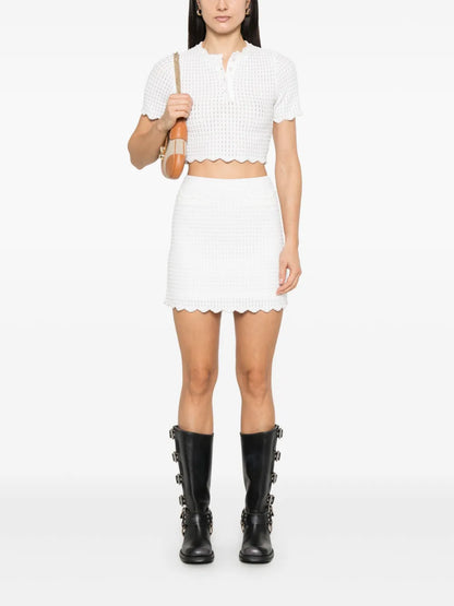 Faux-Pearl Top