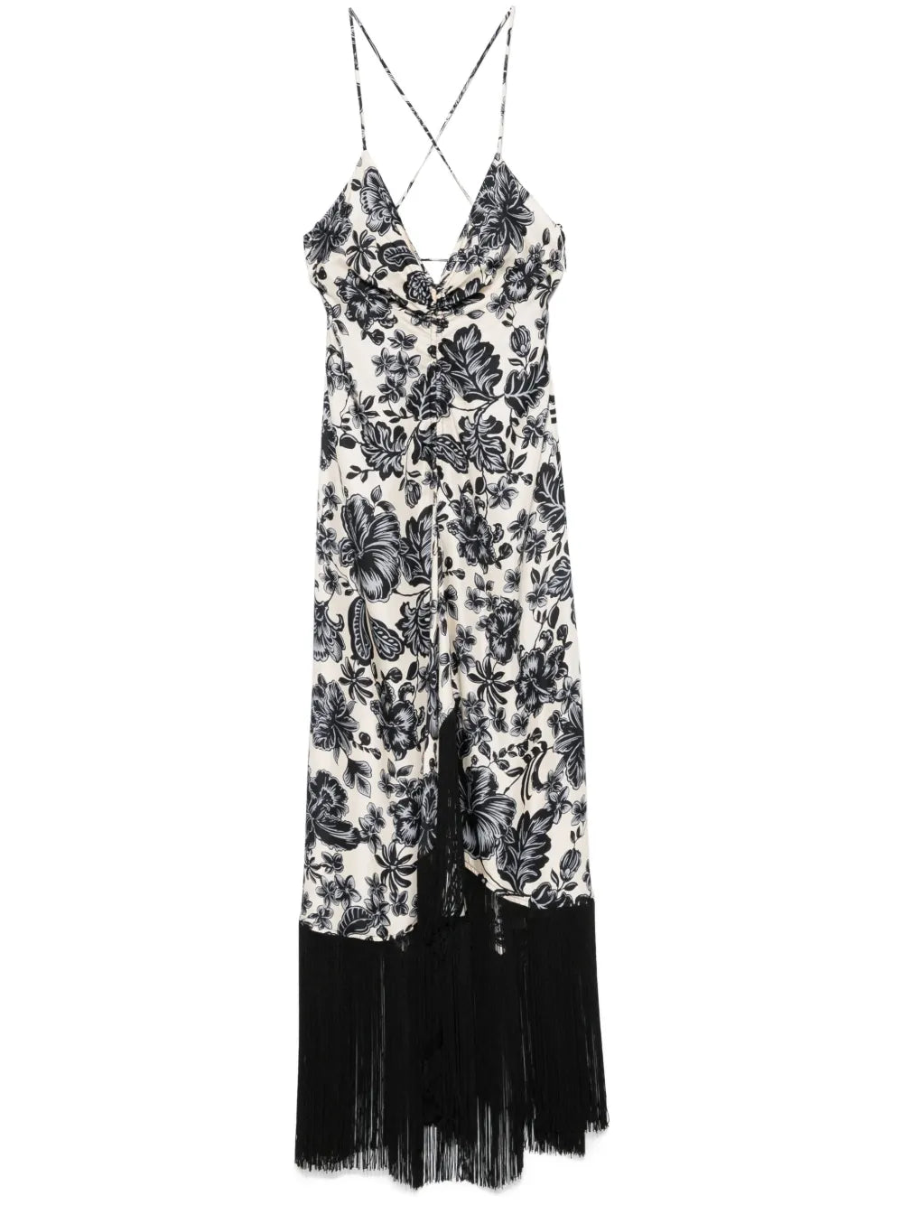 Floral-Print Midi Dress
