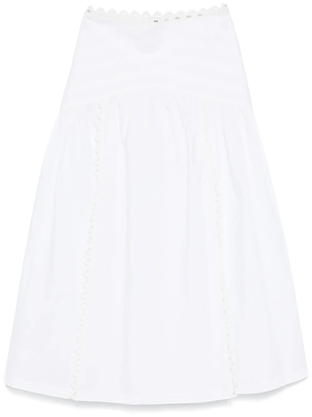 Poplin Midi Skirt