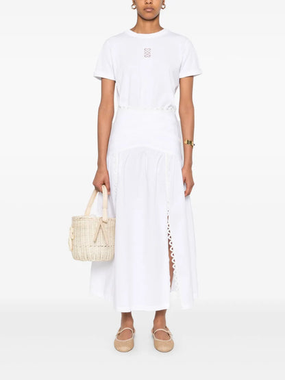 Poplin Midi Skirt