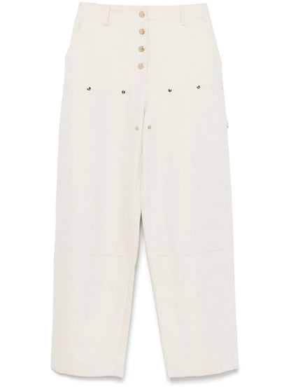 Twill-Weave Trousers