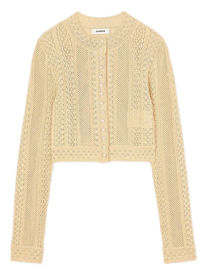 Crystal-Embellished Cardigan