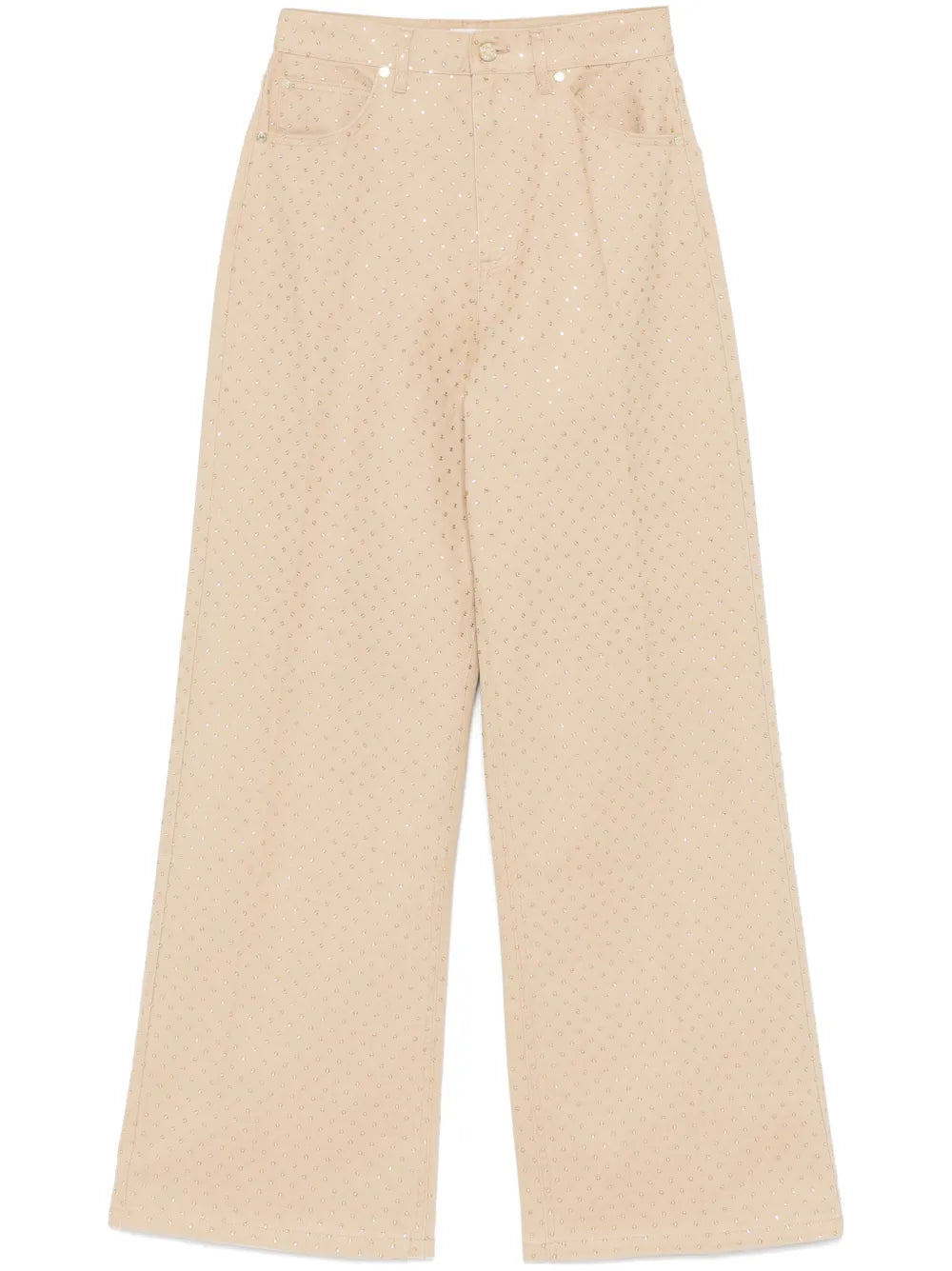 Crystal-Embellished Jeans