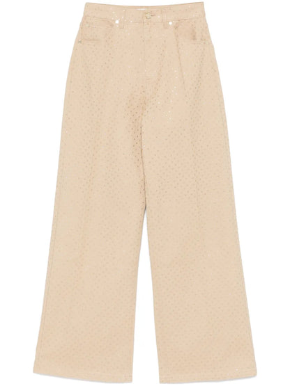 Crystal-Embellished Jeans
