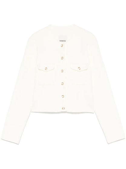 Ribbed-Knit Cardigan