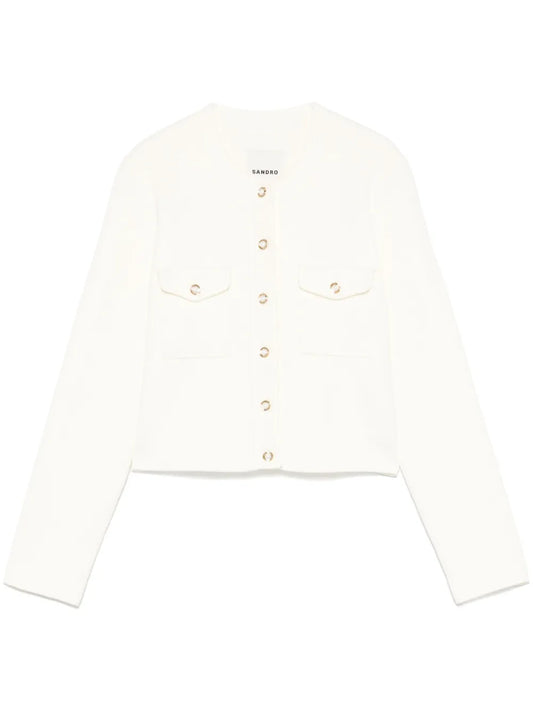 Ribbed-Knit Cardigan