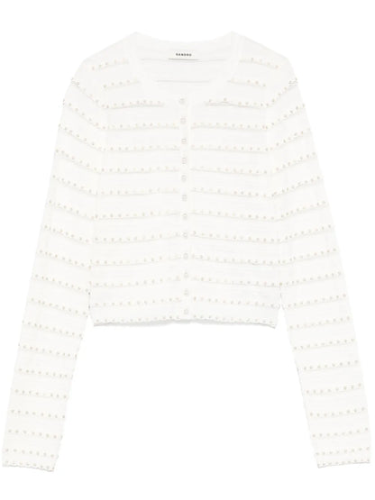 Stud-Embellished Cardigan