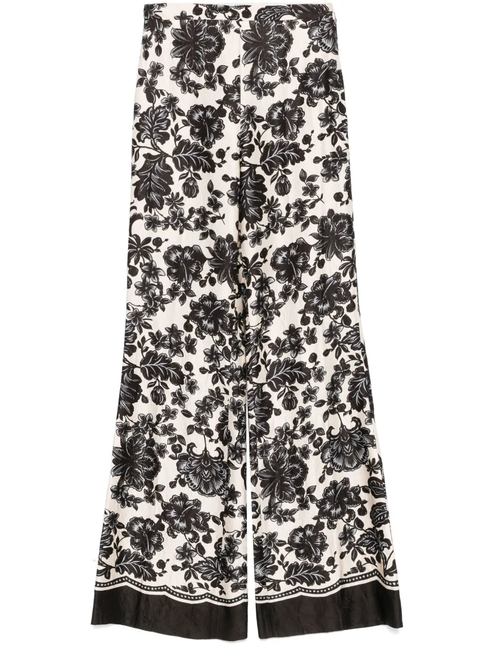 Floral-Print Trousers