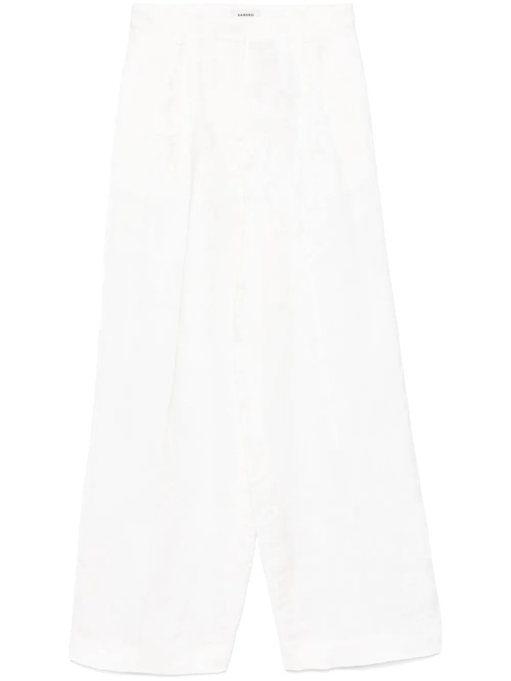 Floral Jacquard Trousers