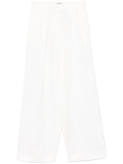 Floral Jacquard Trousers