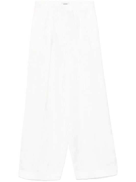 Floral Jacquard Trousers