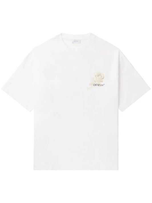 Roses Arrows-Print T-Shirt