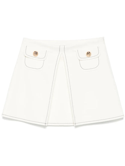 Pleated Mini Skirt
