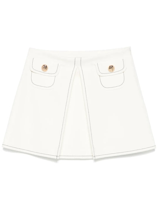 Pleated Mini Skirt