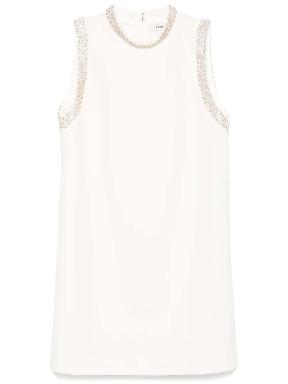Rhinestone-Embellished Mini Dress