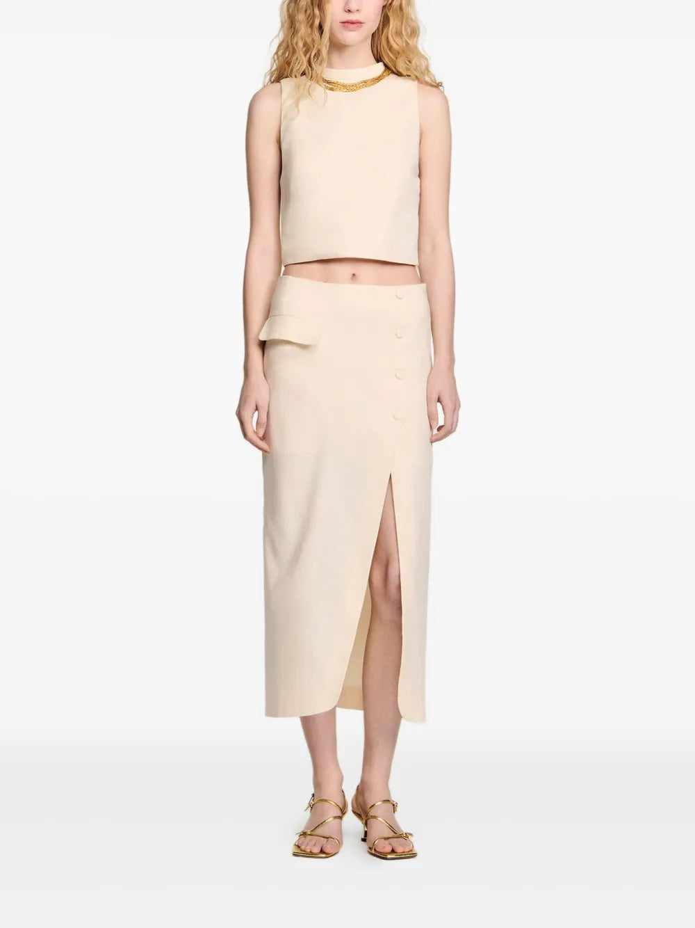 Linen-Cotton Top
