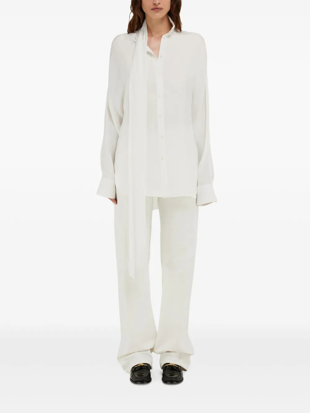Sash-Detail Blouse