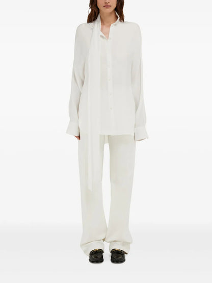 Sash-Detail Blouse