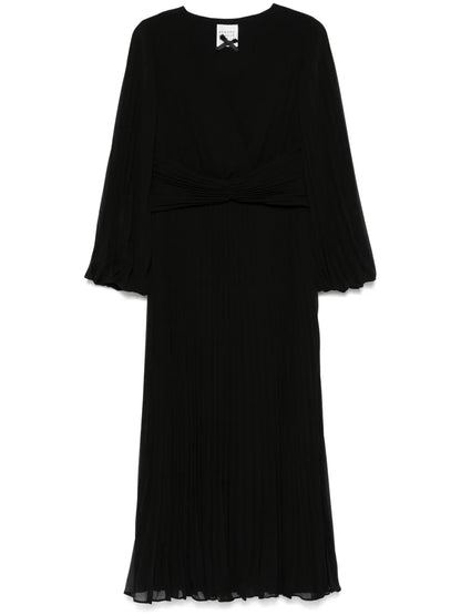 Pleated Midi Dress