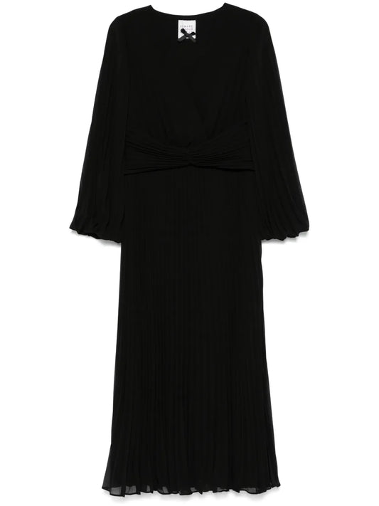 Pleated Midi Dress