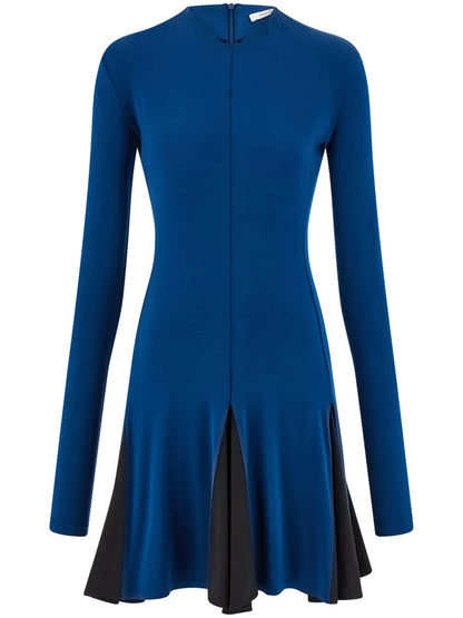 Colourblock Skater Dress