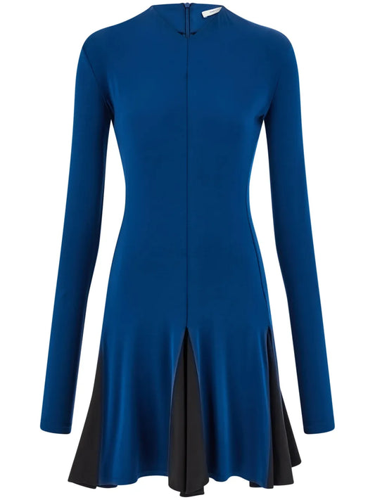 Colourblock Skater Dress