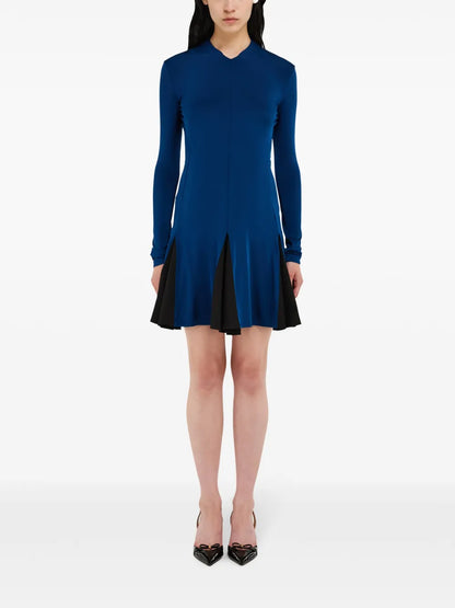 Colourblock Skater Dress