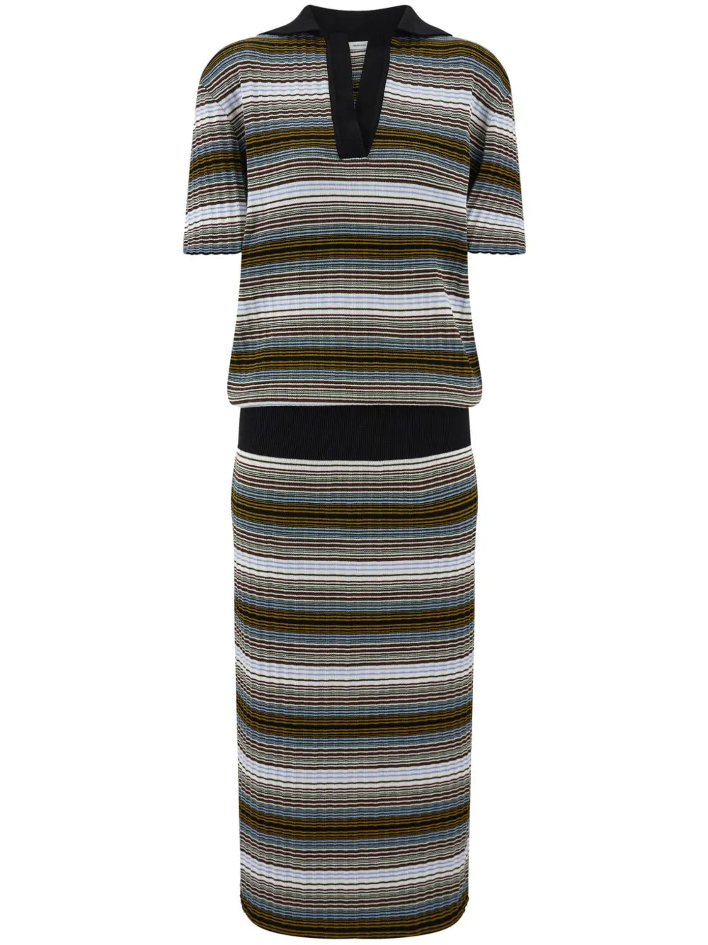 Striped Knitted Dress