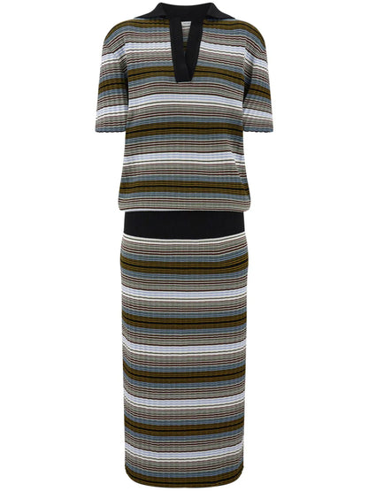 Striped Knitted Dress