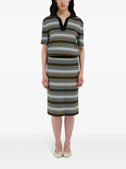 Striped Knitted Dress